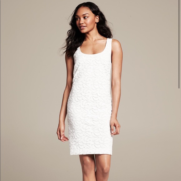 white bodycon tank dress